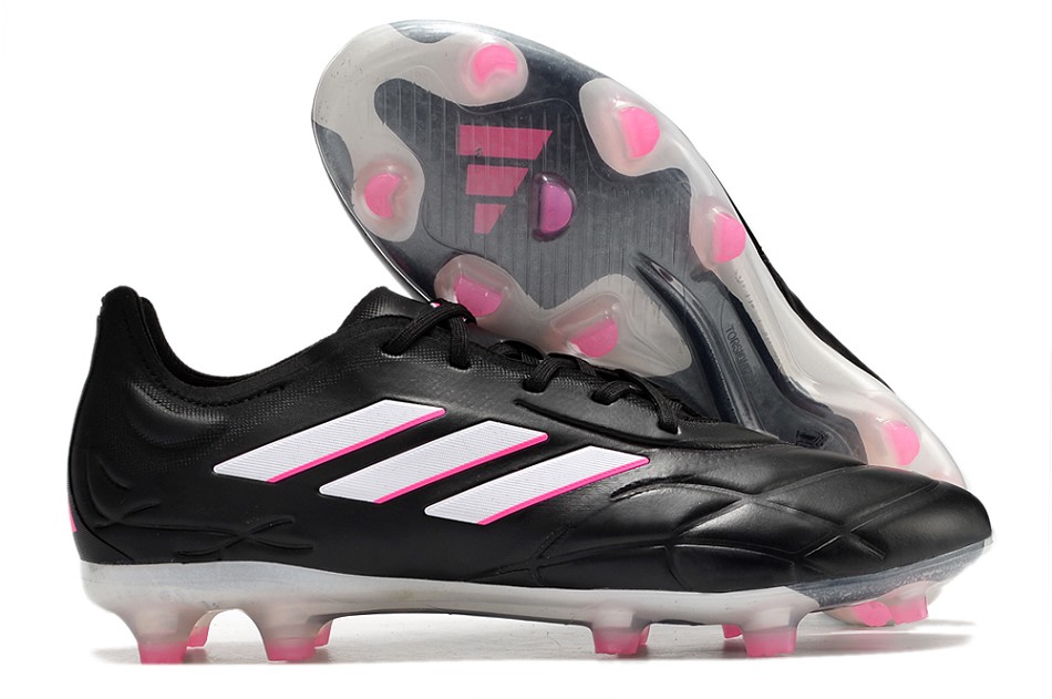 Adidas Copa Pure.1 FG - noir blanc rose